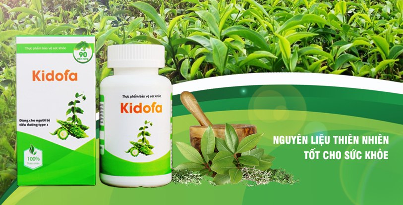 KIDOFA - Viên uống hỗ trợ điều trị tiểu đường tuýp 2
