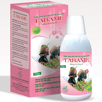 Xông tắm cho bà mẹ sau sinh TABAME